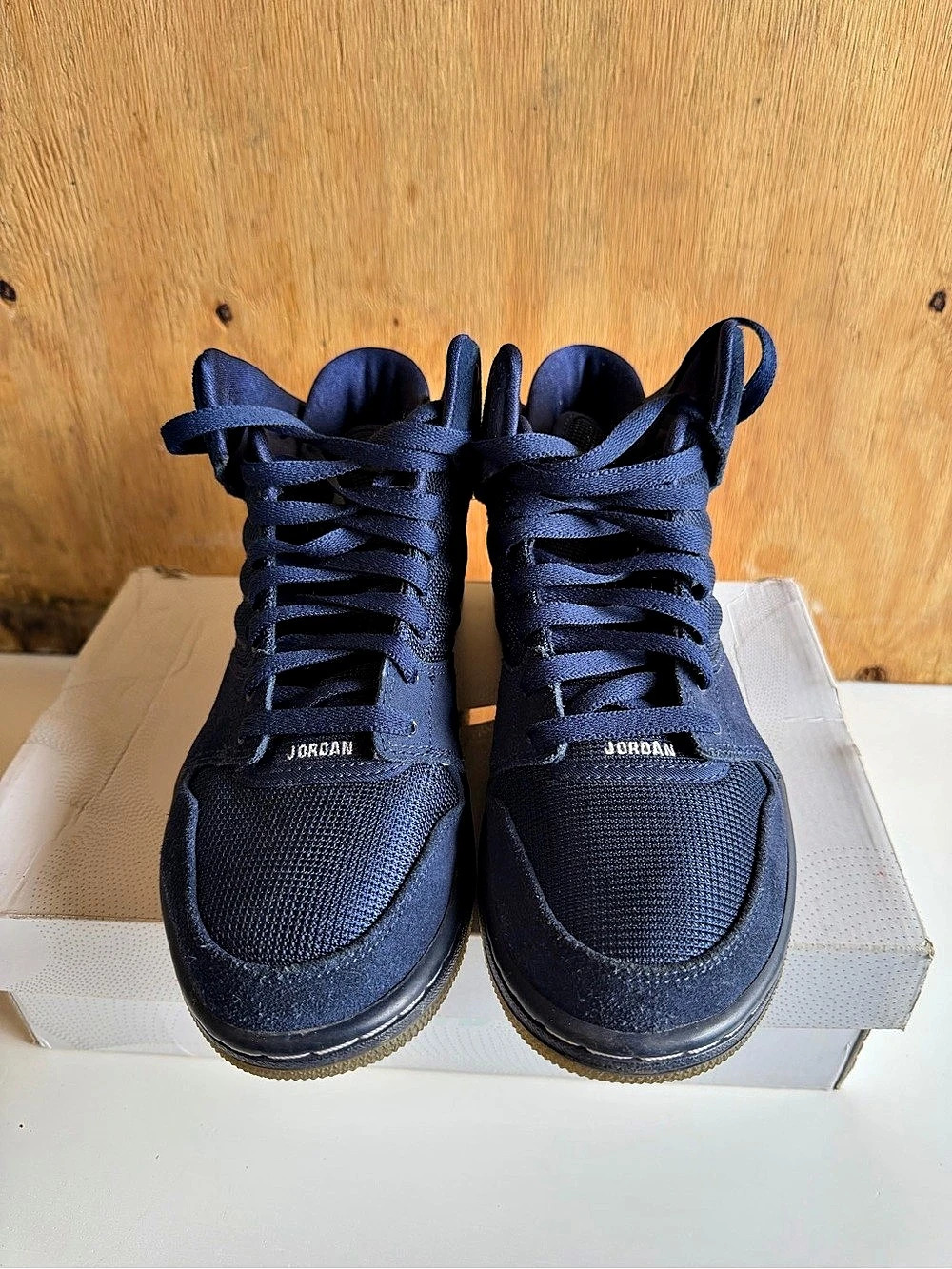 Jordan 1 Mid Sneakers Blue & Black US 8